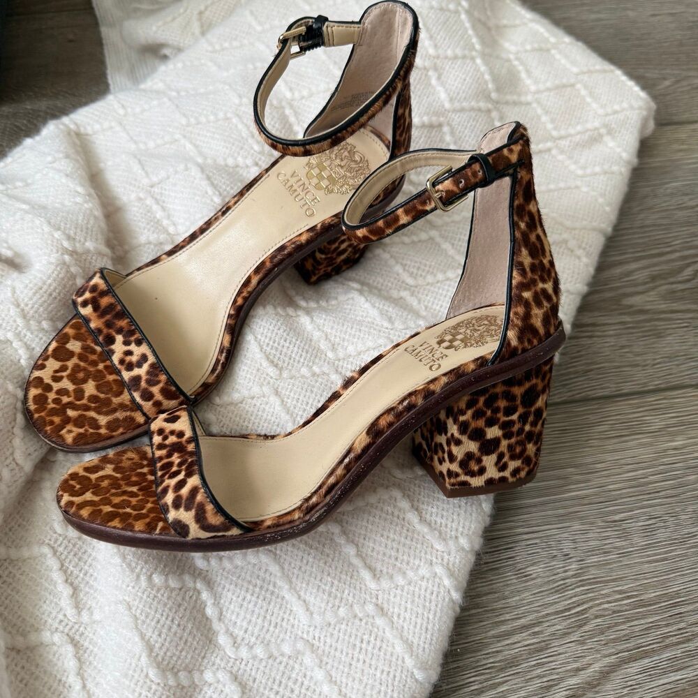 Vince Camuto Kreestay Cheetah Print Sandal